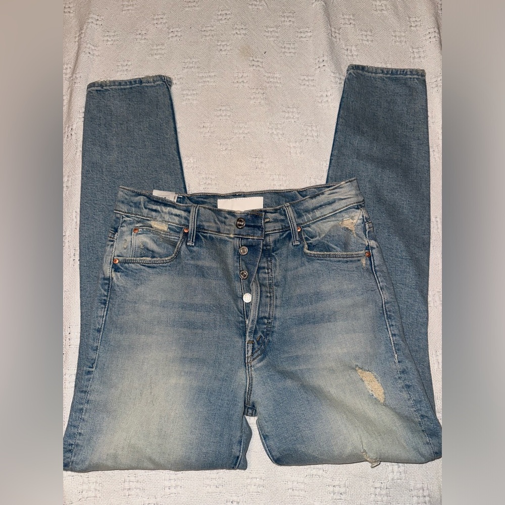 mother superior ripped jeans